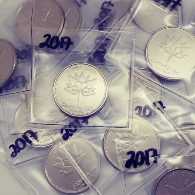 2017 Canada 50 Cent Half Dollar Special Canada 150 From BU Roll #coinsofcanada - Image 1 of 4