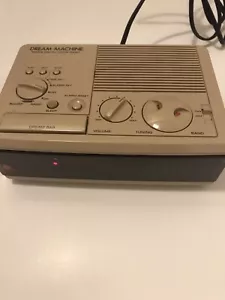 Sony Dream Machine FM/AM Digital Alarm Clock Radio ICF-C3W Beige Vintage 1980’s - Picture 1 of 5