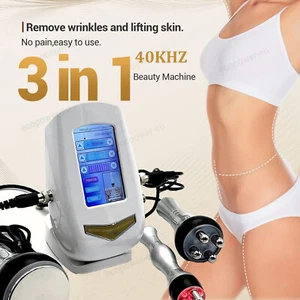 3in1 40Khz Body Slimming Machine Radio Frequency Facial Body Skin Firming Device - Picture 1 of 17