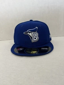 Bluefield Blue Jays New Era 59Fifty MLB on Field Game Blue Fitted Hat Sz 7 1/8 - Bild 1 von 5