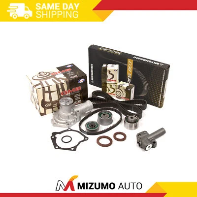 Timing Belt Kit Water Pump Fit 97-99 Mitsubishi Montero Sport 2.4 G64FR - Image 1 of 4