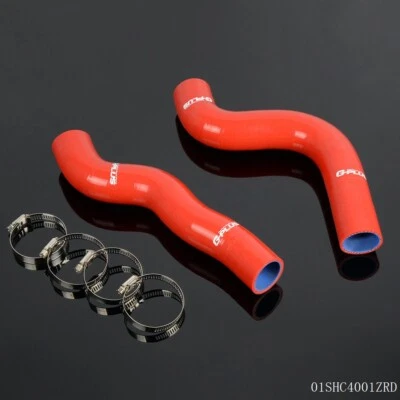 Red Silicone Radiator Hose Kit Fit For 1991-1993 Lancia Delta Integrale 16V MK2  Foto 1 de 4