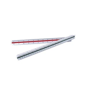 FARA Scalimetro 30Cm 1:25 1:50 1:100 1:200 1:1440 1:2880 Topografia - Foto 1 di 1