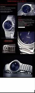 Jacques Lemans Women's Watch Easy to Read Sapphire Glass Steel Swiss Made 26mm - Picture 1 of 1