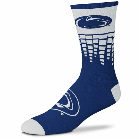 Penn State Nittany Lions NCAA FBF AKM Cubical Remix Adult Crew Socks - Large Cover