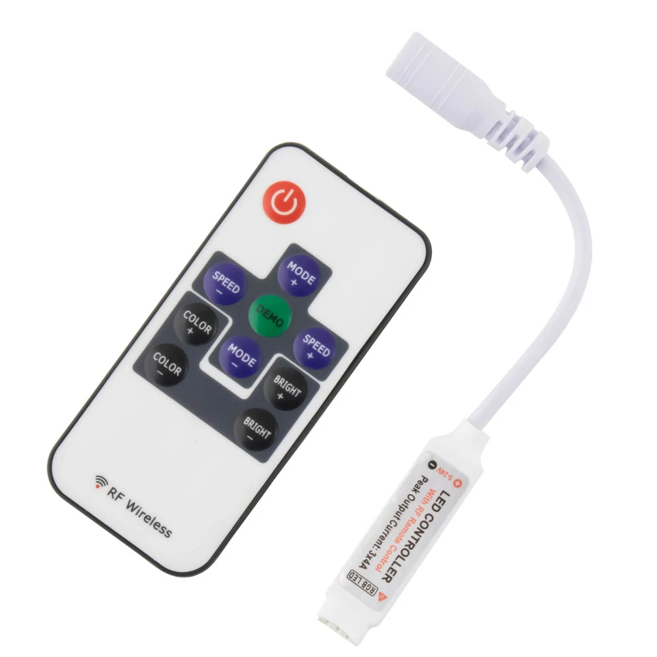 RF Controller 12A für RGB LED Streifen - Plug´n Play 5V 12V 24V - Bild 1 von 4