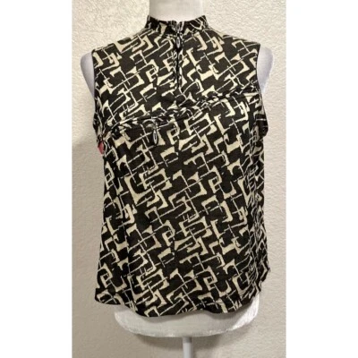 Jamie Sadock Vtg 3/4 Zip Pocket Tank Golf Tennis Top Women's S - Imagem 1 de 4