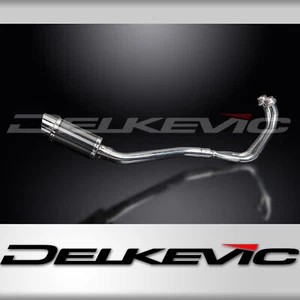 Silenciador de carbono redondo Yamaha TDM850 1991-2001 escape completo 2-1 8" - Imagen 1 de 5