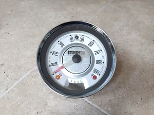 CLASSIC MINI MK1 BMC SMITHS SILVER SPEEDO RARE SPEEDOMETER 850 MORRIS DIAL WORKS - Bild 1 von 1