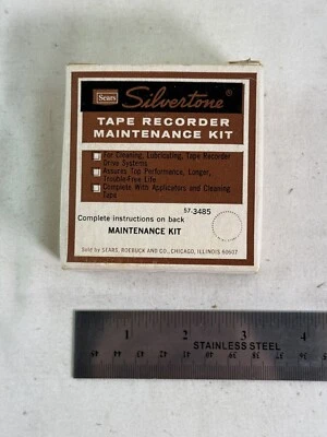 Kit de mantenimiento de grabadora de cinta Silvertone #57-3485 Sears Roebuck nuevo de stock sin abrir Foto 1 de 4