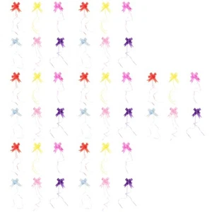 7 Pack Hochzeitsauto-Dekorationsbogen Glänzender Schleifenknoten - Bild 1 von 12