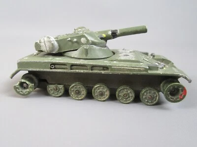 B622 Vintage 1975 Solido 250 Francia Carro Armato AMX 13T Militare Kaki 1:50 - Immagine 1 di 4