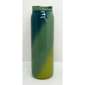 Starbucks Lime Green Blue Swirl Ombre Stainless Steel Tumbler 20 oz - Picture 1 of 9