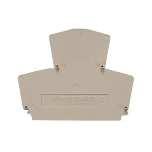 Terminales de placa final WEIDMULLER WAP WDK2.5 1059100000 5 piezas beige oscuro nuevos - Imagen 1 de 4