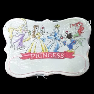 "SIGNO de habitación de metal estaño personalizable Princesa Disney decoración de pared dormitorio 16""x11""" - Imagen 1 de 2