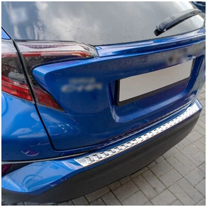 Protector de borde de carga de acero inoxidable adecuado para Toyota C-HR bisel 2016- - Imagen 1 de 8