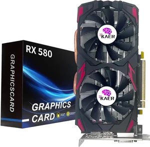 AMD Radeon RX 580 Graphics Card, 8GB, GDDR5, 256 Bit, Directx 12, PCI Express 3. - Picture 1 of 7