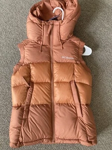 67 New Womens Columbia Pike Lake II Omni Heat Puffer Vest Pink XS S MSRP $150 - Picture 1 of 3