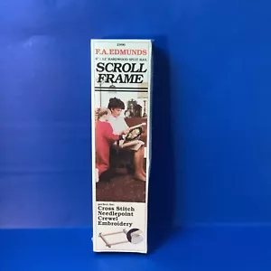 F A Edmunds #2996 Hardwood Split Rail Scroll Frame 6"x12" BRAND NEW Sealed - Picture 1 of 6