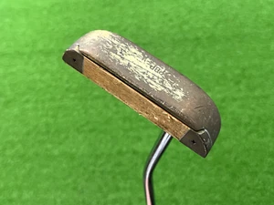 Unique Design PBP WOOD FACE INSERT PUTTER Left Handed Vintage Bronze 35" - Picture 1 of 6