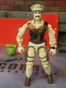 GI JOE ~ CUELLO DE CUERO 1986 ~ MARINO ~ ALTO GRADO SIN AGRIETAR ~ MISIÓN BRASIL ~ 100% - Imagen 1 de 6