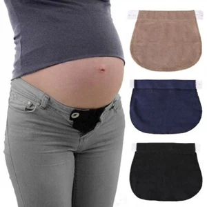 Bund-Erweiterung Rock-Erweiterung Hosen-Erweiterung Bund Gummi-Band-Knopf BRAUN - Bild 1 von 1