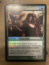 MTG SOMBERWALD SAGE FOIL X1 AVACYN RESTORED. IN LP/MP CONDITION. GREAT DEAL!!!