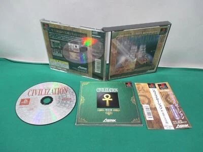 Playstation -- Civilization -- w/spine card. PS1. JAPAN. GAME. 16277 - Image 1 of 4