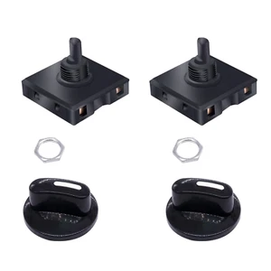 Interruptor giratorio Taiss 2 piezas 13A-125V/10A-250V, 4 posiciones 3 velocidades velocidad universal S - Imagen 1 de 12