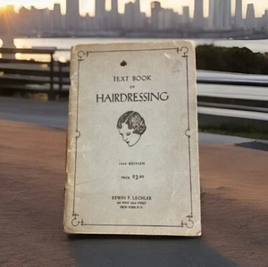 Art Deco Hairdressing USA Book Vtg 1932 New York Pre WWII Super Rare Lechler - Picture 1 of 18