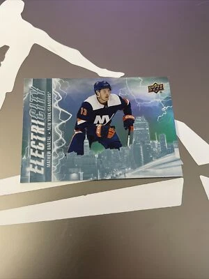 2024-25 Upper Deck #EC-3 Mathew Barzal ElectriCITY New York Islanders Card - Image 1 of 2