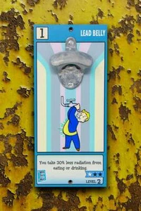 Fallout Lead Belly Wall Bottle Opener Bethesda - Picture 1 of 4