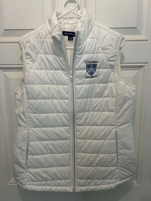 Cutter & Buck Columbia University White XL Vest - Image 1 of 4