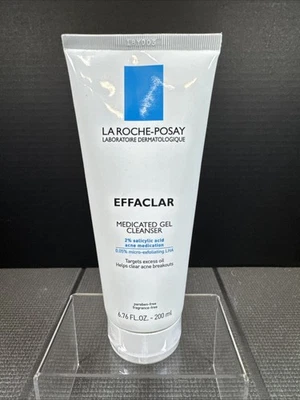 La Roche-Posay Effaclar Medicated GEL Cleanser Full Sz 6.76 Oz SEALED Tube - Image 1 of 4