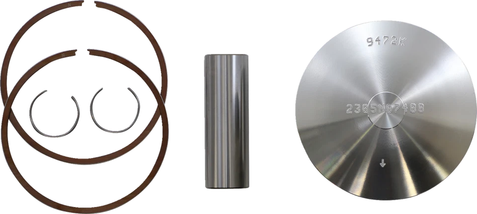 Kit de pistão 2305M07400 1,00mm tamanho grande para 74,00mm Wiseco 93-11 Yamaha VK 540 II - Imagem 1 de 1