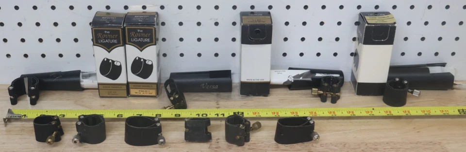 Rovner Eddie Daniels Woodwind ligaduras y tapas de boquilla paquete surtido x14 EE. UU. Foto 1 de 4