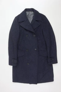 John Lewis & Co. Men's Blue Wool Pea Coat S - Picture 1 of 12