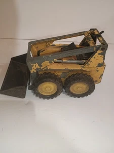 Vintage rare Ertl John Deere 1/16 scale yellow skid steer die-cast - Picture 1 of 7
