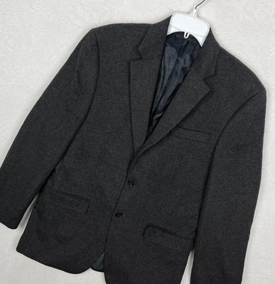 Blazer Lauren Ralph Lauren Para Hombres 38R Traje Chaqueta Lana Seda Cachemira Gris Abrigo Foto 1 de 4