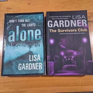 Lisa Gardner Book Bundle Alone & The Survivors Club Psychological Thriller - Picture 1 of 13
