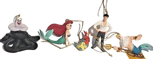 Disney The Little Mermaid Christmas Storybook Collection Ornament Set *NO BOX* - Picture 1 of 22