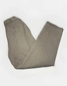 Pantalone J.Crew foderato in flanella uomo 30x32 vestibilità rilassata chino kaki plissettato preppy golf - Foto 1 di 7