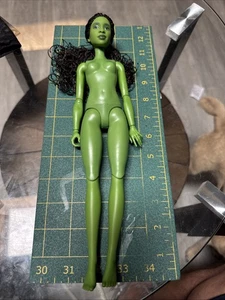 Elphaba nackte grüne böse Hexe 12 Zoll Puppe Cynthia Erivo Zöpfe gelenkig - Bild 1 von 7