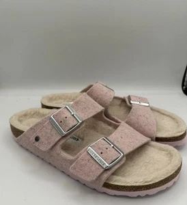 NUEVO Birkenstock Mujer Talla US 9 EU 40 Arizona Shearling Remache Rosa 1021156 - Imagen 1 de 6