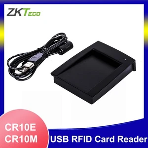 ZKTeco Control RFID Card Reader CR10E/CR10M USB 125KHz/13.56MHz Door Access - Picture 1 of 10