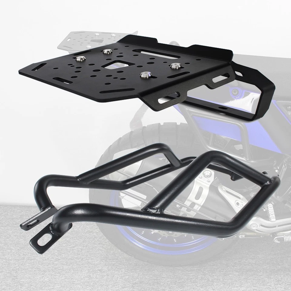 Portaequipajes trasero y protector de barra de choque apto para Yamaha Tenere 700 XTZ690 2019-2024 Foto 1 de 4