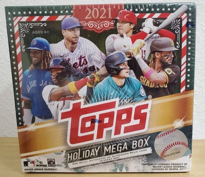 2021 Topps Holiday Walmart Mega Box Sealed Jazz Chisholm Jr. Tarik Skubal RC  - Image 1 of 2