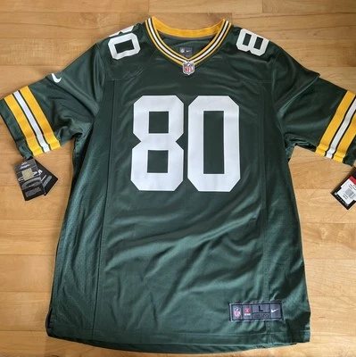 Camiseta deportiva Jimmy Graham Green Bay Packers Nike auténtica para hombre grande #80 nueva Foto 1 de 4
