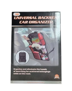 Universal Backseat Car Organizer With Tablet Holder 7 Pockets Water Proof - Picture 1 of 4