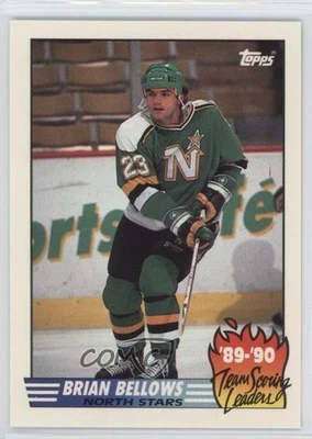1990-91 Topps Team Scoring Leaders Brian Bellows #15 - Image 1 of 2